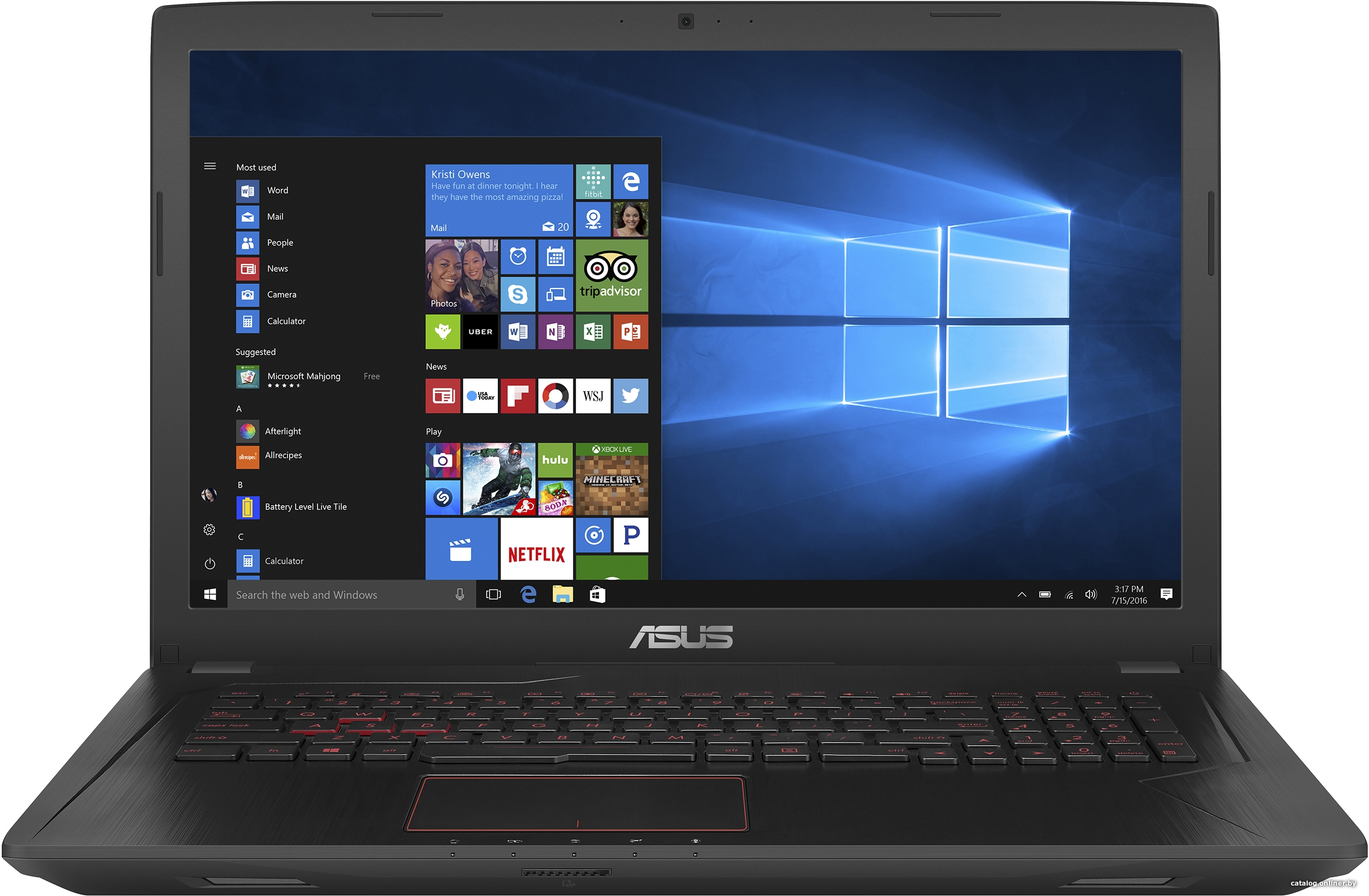 Замена видеокарты ASUS FX553VD-E41110